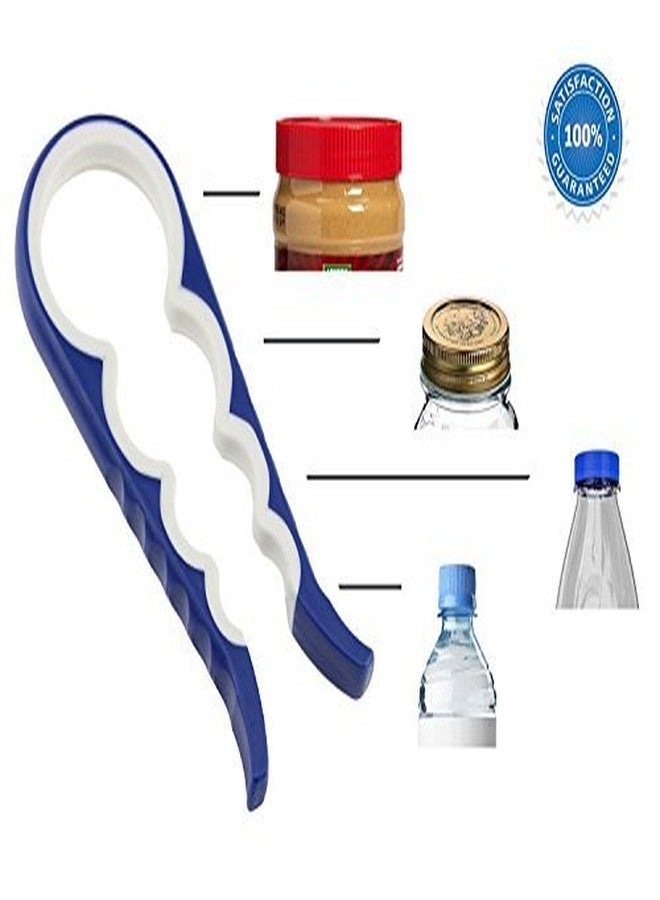 Cpixen Premium Easy Grip Jar Opener Fits Most Jar Sizes Supporting Those with Limited Hand Movement with Extra Leverage for Easy Opening (Blue) - Image 3